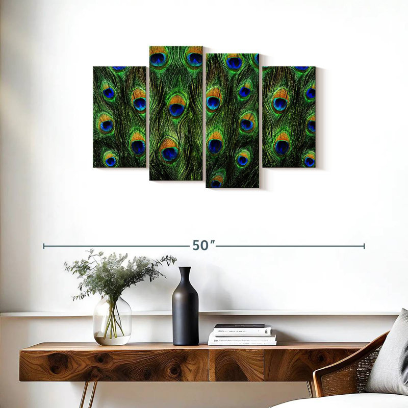 Brampt Peacock Tail, 22" H x 36" W