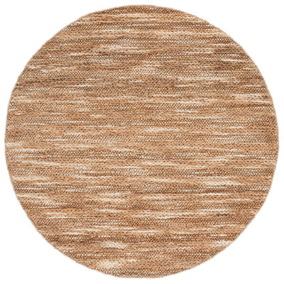 Tapis en jute / coton naturel tissé à la main Natural Fibre Couture 101