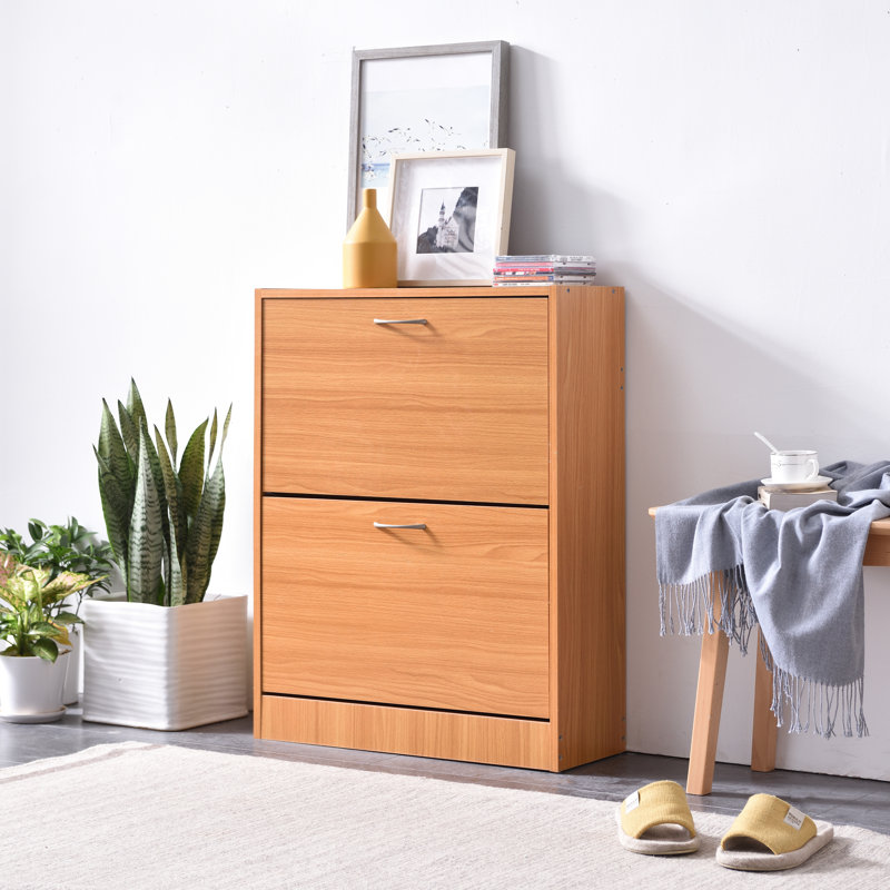 10 Pair Flip Down Shoe Storage