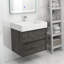 30" Wall Mounted Single Bathroom Vanity-71072194