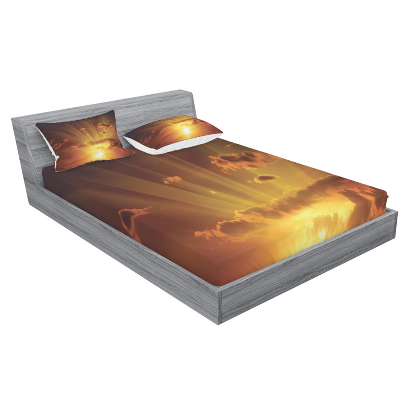 Microfiber Sheet Set, Full Sheet Set with Fitted Sheet