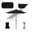 Parasol de marché carré 78 po Rukhsaar-1101683513