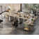 Nedyo 95.2" L Shaped Desks with Shelves, Reversible Corner Computer Desk or 2 Person Long Table