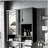 Modern Wall Mounted Bathroom Medicine Cabinet With Mirror And Towel Bar, Perfect For Efficient Storage And Stylish Organization.-951555357
