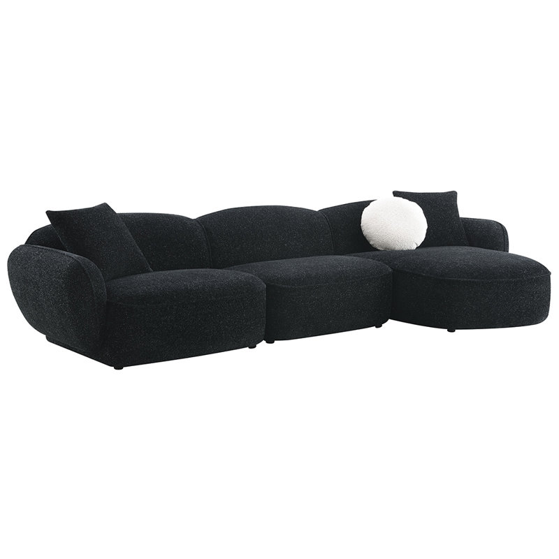 Canapé modulaire Arriaga avec 3 coussins