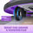 Forever Source 12V Kids Bumper Car with Remote Control, 360 Degree Spins, Dual Driving Modes, LED Lights & Music, Ages 3-5, Purple
