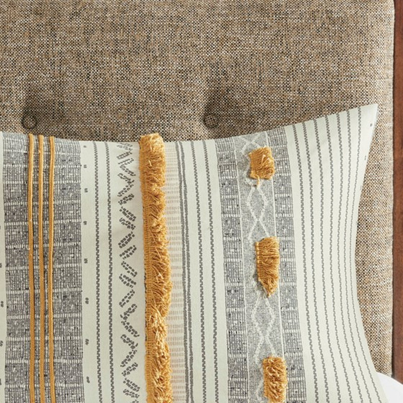 Cotton Duvet Cover For King/ King With Hidden Button And Closure, King Duvet Cover + 2 Additional Pieces