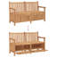 Solid Wood Outdoor Bench-245263172
