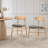Marlow Wooden Backrest Upholstered Solid Wood Dining Chair Side Chair (Set of 2)-802925590