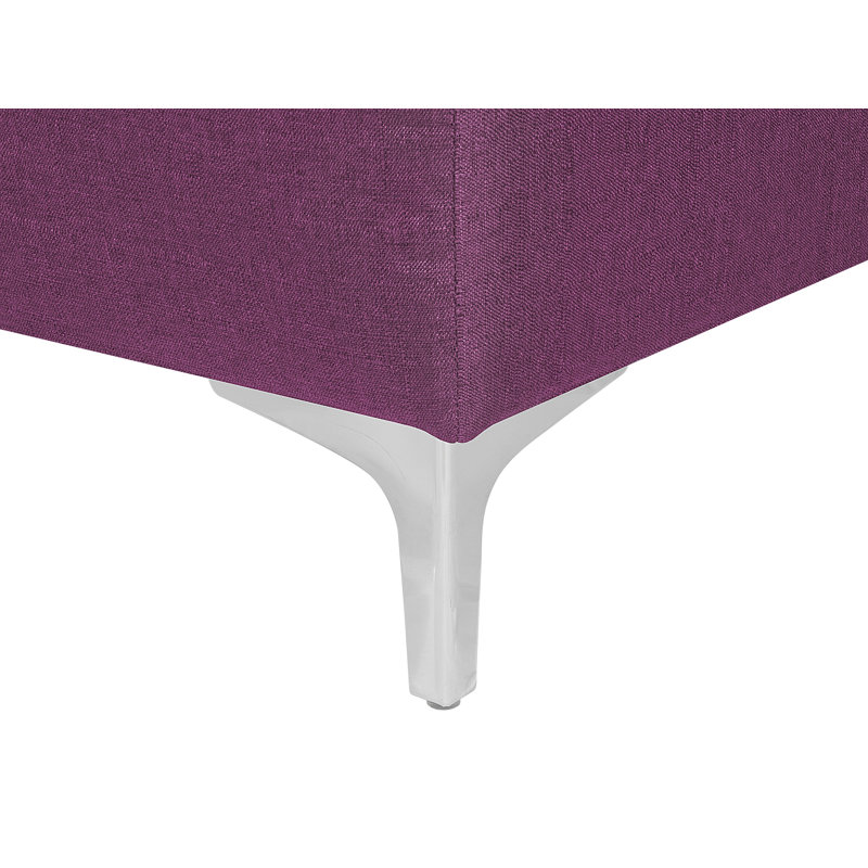 Finnegan 80cm Wide Tufted Square Solid Colour Standard Ottoman