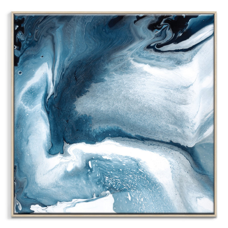 Flow 12 by Chalie MacRae - Painting on Canvas, 41cm H x 41cm W, Timber
