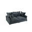 Modern Comfy Upholstered Sofa, Cloud Couch, Deep Seat Couch With Pillows