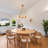 59" Dimmable Round Glass Shade Chandelier-111203650