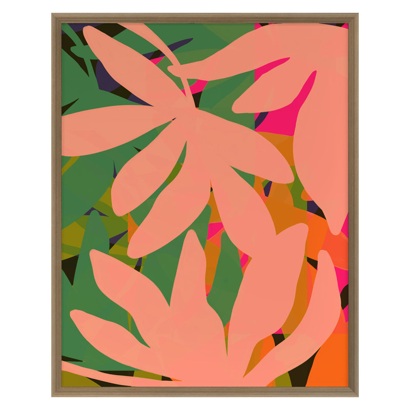 Vivid Garden 2 Print by Bock, Alicia, 20" H x 16" W, Gold