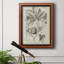Toile encadrée botanique antique noire et blanche de qualité supérieure - prête à être accrochée-1970253335
