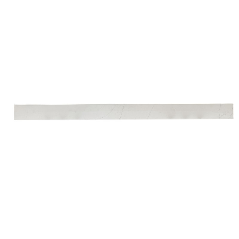 60" Quartz Stone Backsplash Carrara White Backsplash