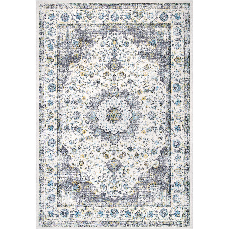 Julieann Power Loom Performance Oriental Gray/Charcoal Rug