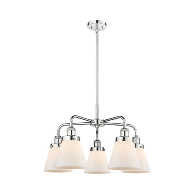 Lustre suspendu 5 lumières Cone