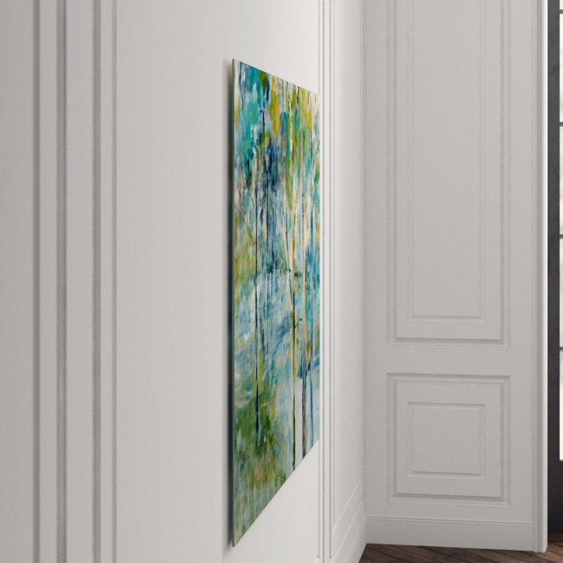 Summer Getaway Painting by Jodi Maas, 47" H x 56" W x 1.5" D, Brush Gel