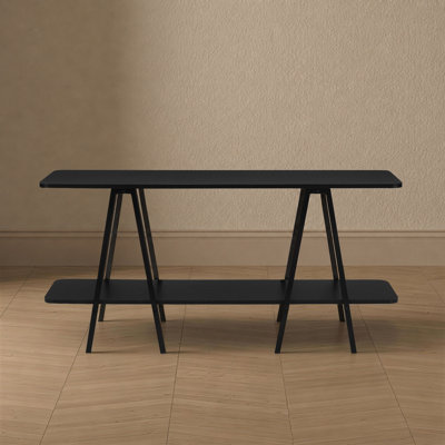 Console contemporaine contemporaine 47 po avec 2 tablettes Celine