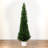 5ft. UV Resistant Artificial Cedar Tree in Decorative White Planter (Indoor/Outdoor)-989391091