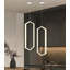1-ring Modern Led Dimmable Chandelier Black-130135630
