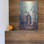 Art mural en métal Red Bird Barrel par Elena Ray-1949746023