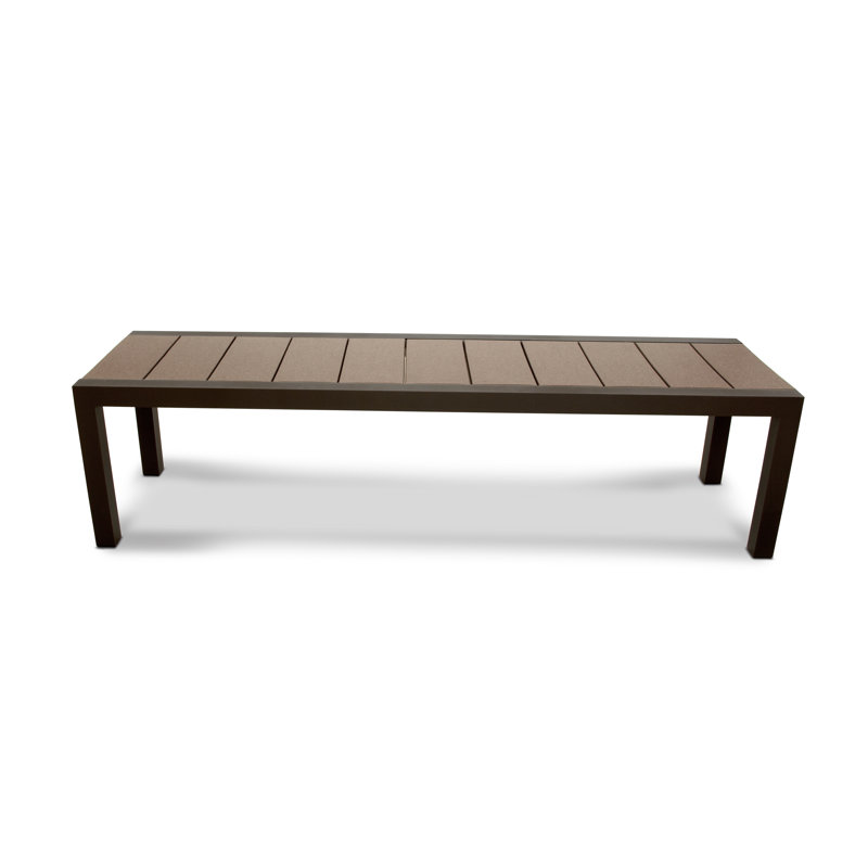 Banc 68 po POLYWOOD Surf City, Bronze texturé / Cabane