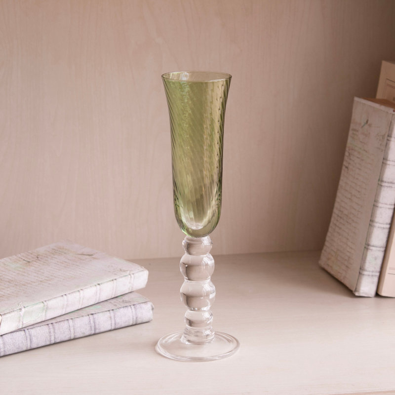 Glass Flute, Green