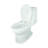 White Child Potty Training Toilet with Push Button Flush