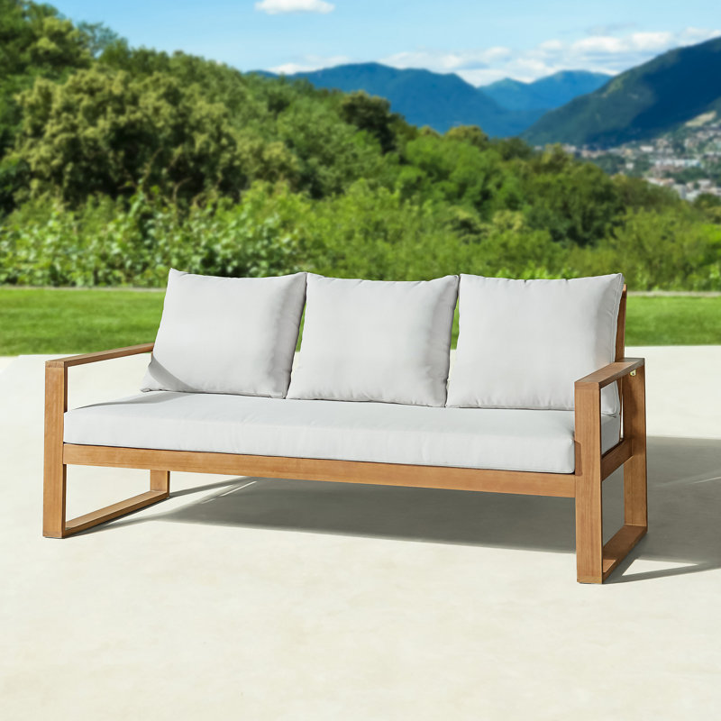 Grafton Wooden Garden Sofa