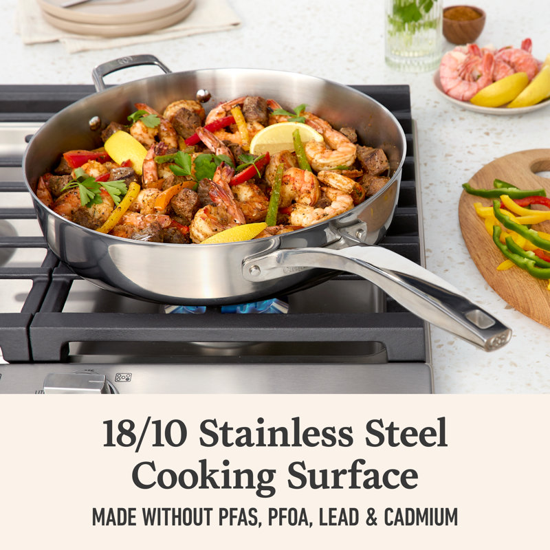 Calphalon Premier Stainless Steel 7-Piece Cookware Set