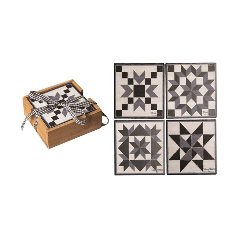  Ensemble de 4 sous-verres Quilt