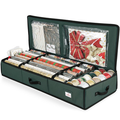 Deluxe Christmas Gift Wrapping Storage