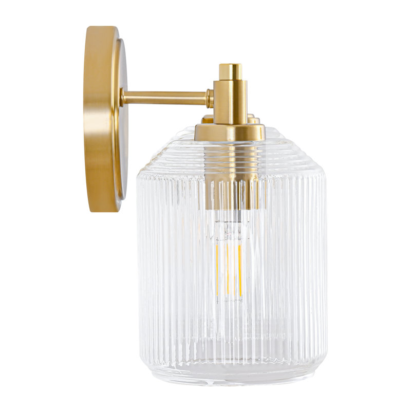 Eastwood 3 Lights Dimmable Bathroom Vanity Light Modern Wall Sconce Clear Shade, 8.75" H x 21" W x 6" D, 3 Lights
