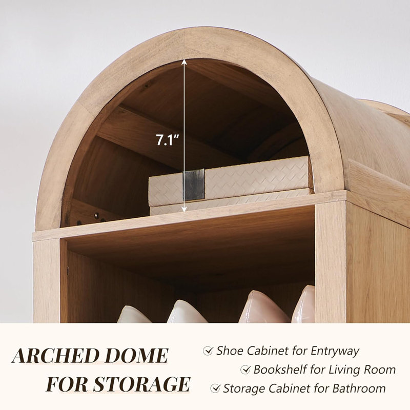 Arched Shoe Cabinet