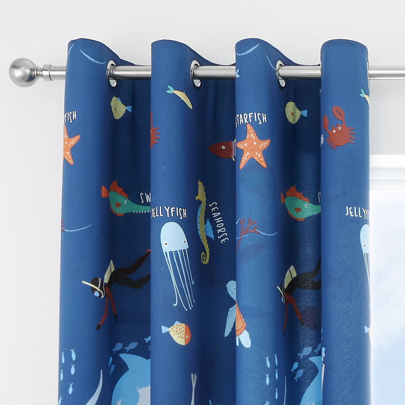 Ocean Life Curtains
