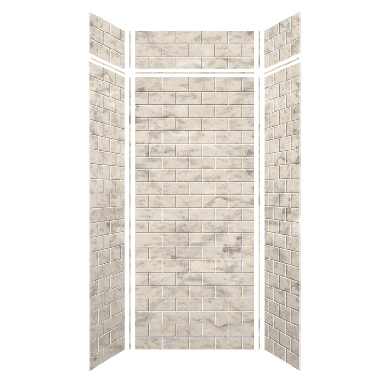 Ensemble de mur de douche 6 pièces Saramar