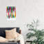 Colourful Stripes IV by Mareike Böhmer - Painting on Canvas-1405235410-1405235407
