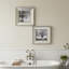 Cadres 15 x 15 rétro argentés, cadre photo décoratif argenté pour mur
