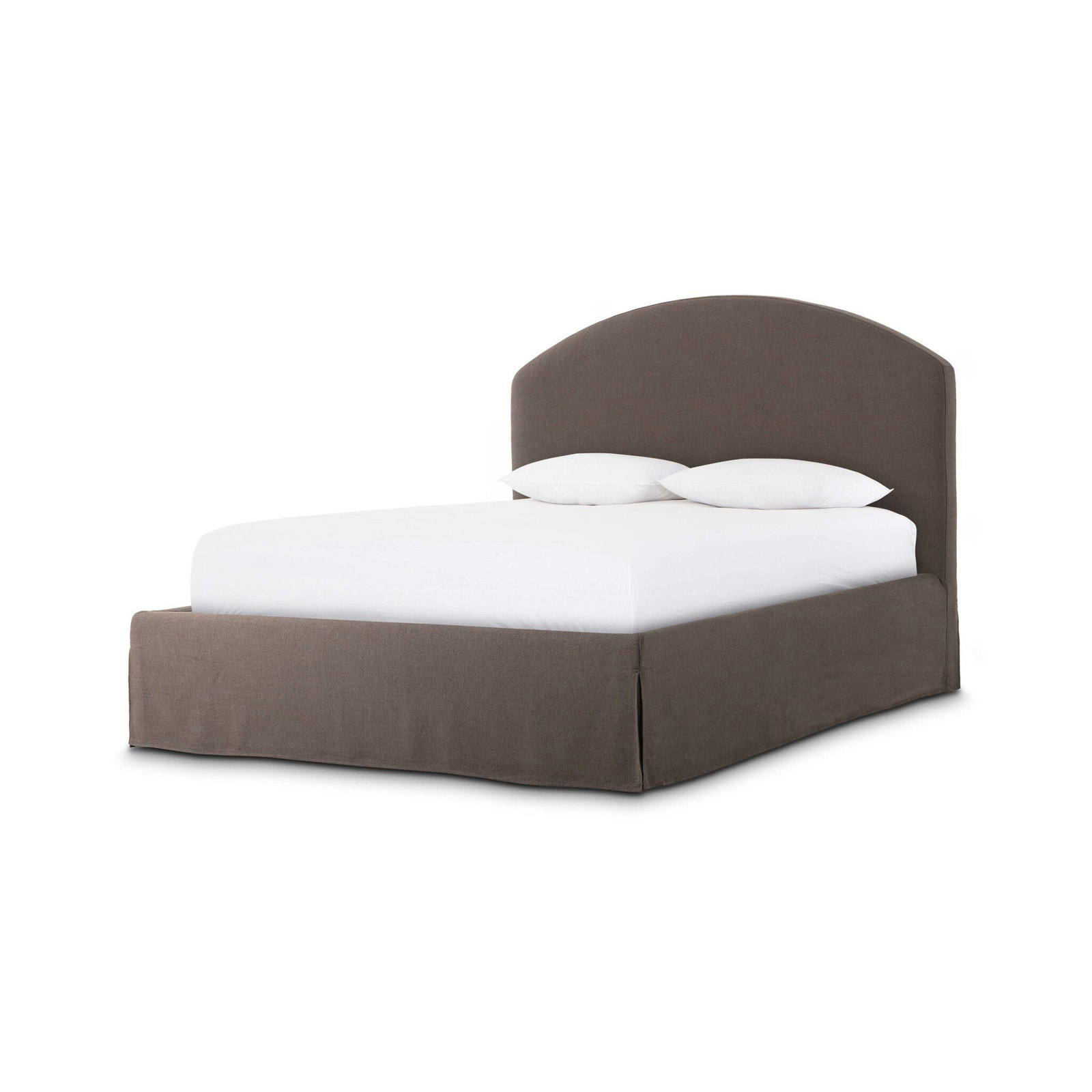 Jesper Slipcovered Bed, Savoy Coffee, Queen