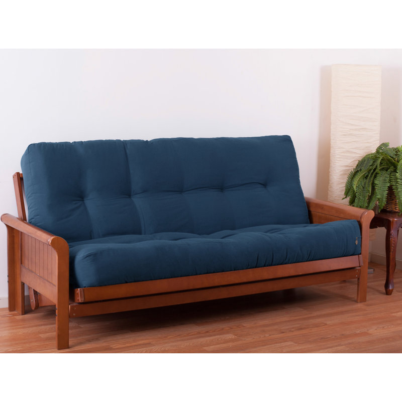 Matelas de futon en mousse à mémoire de forme Charneco Renewal, Indigo, 10", Double
