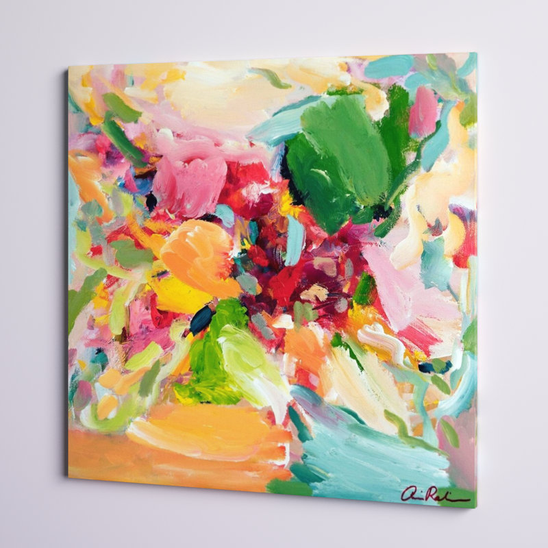 "French Macarons" par Amira Rahim, reproduction sur toile, Toile tendue, H 12 po x l 12 po, Sans cadre