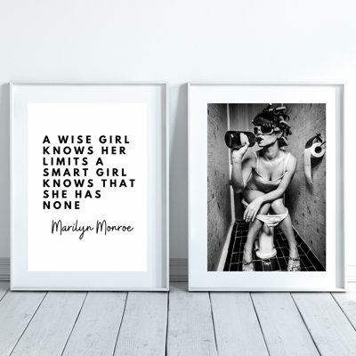 2 Piece No Frame Art Prints Set