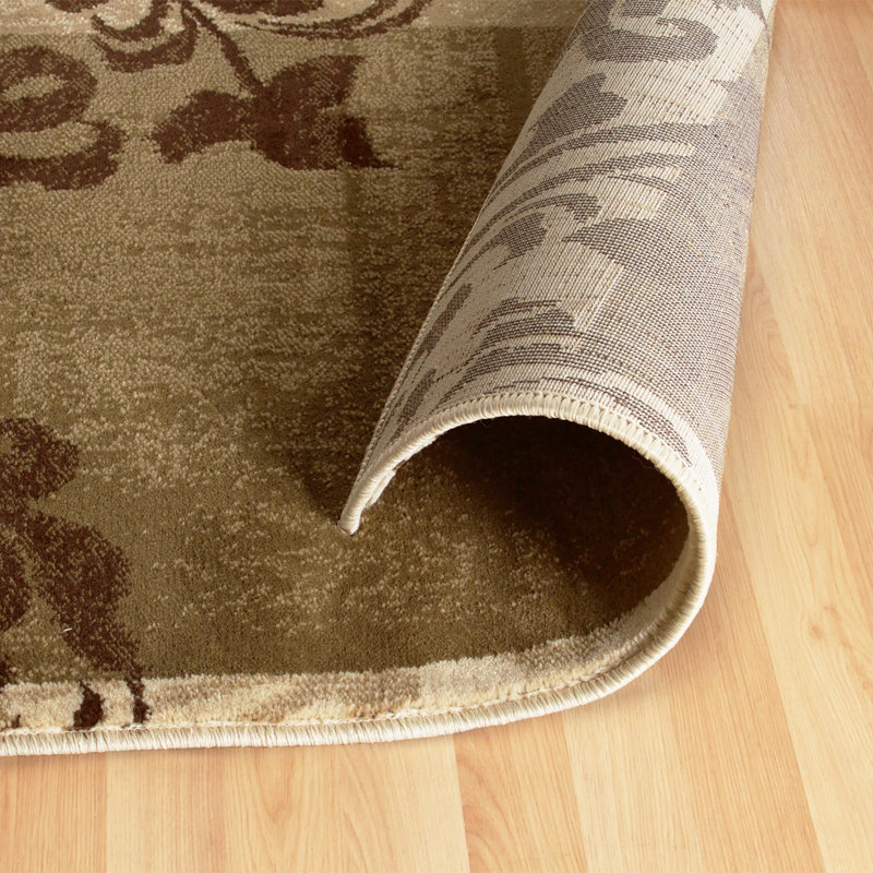 Tapis intérieur en polypropylène Huberdina, Rectangle 4 pi x 6 pi
