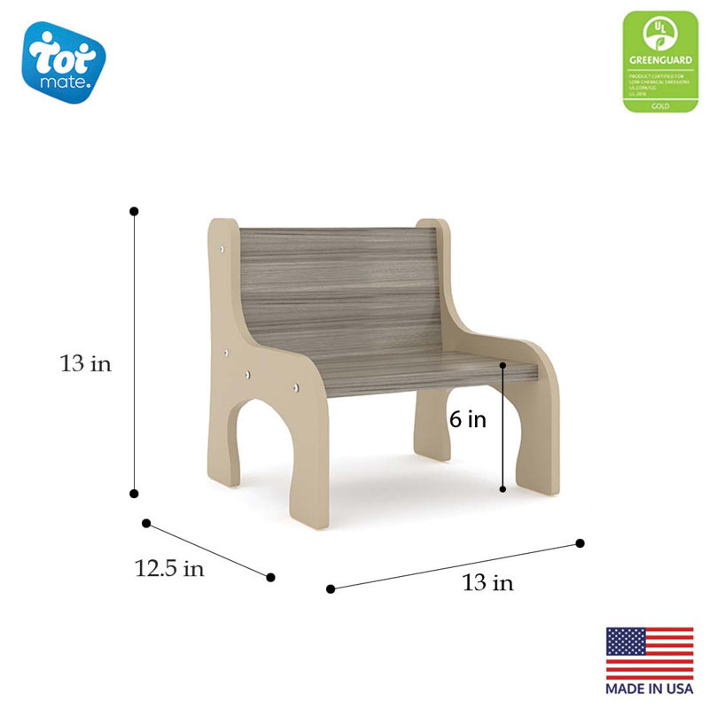 Chaise de classe standard, Oui, Gris orme ombré, 6"