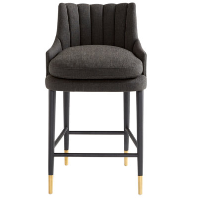Tesoro Upholstered Counter Stool with Solid Wood Frame