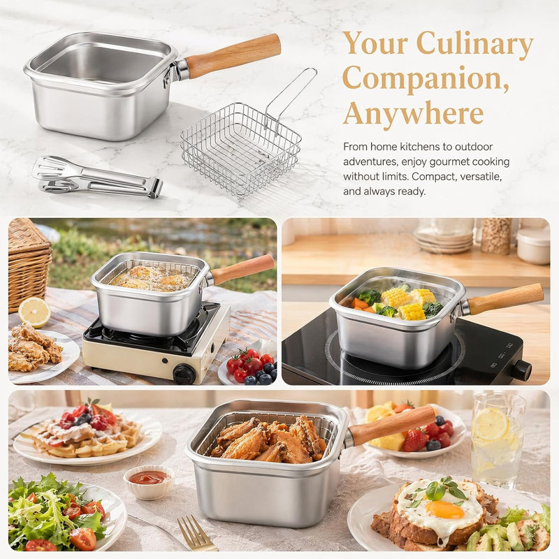 Fryer Pot Non-Stick