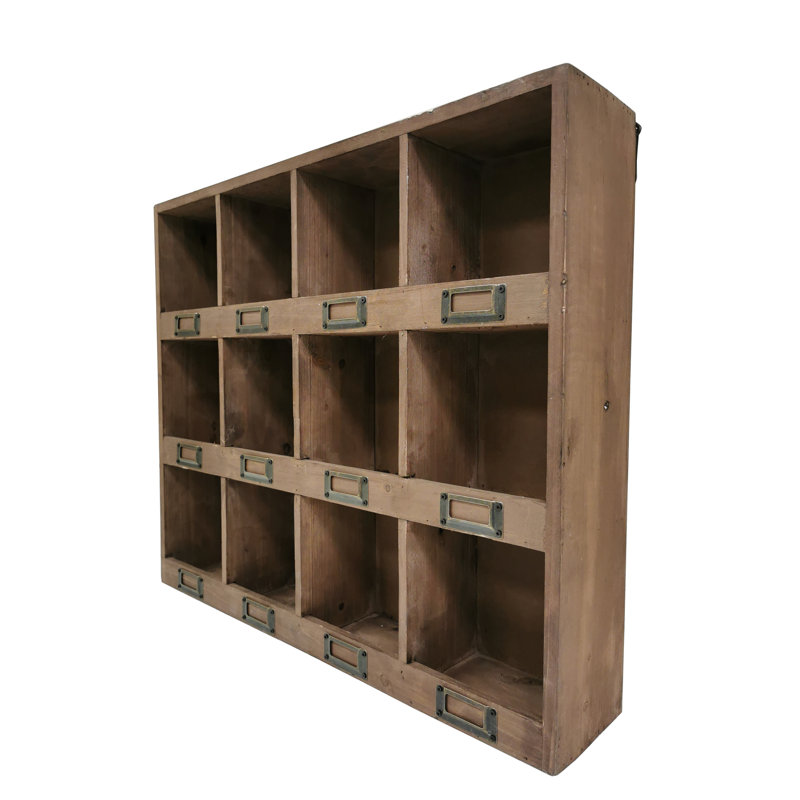 Tablette en bois massif 3 pièces Alonta