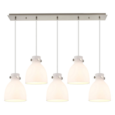 Luminaire suspendu grappe 5 lumières Amrith
